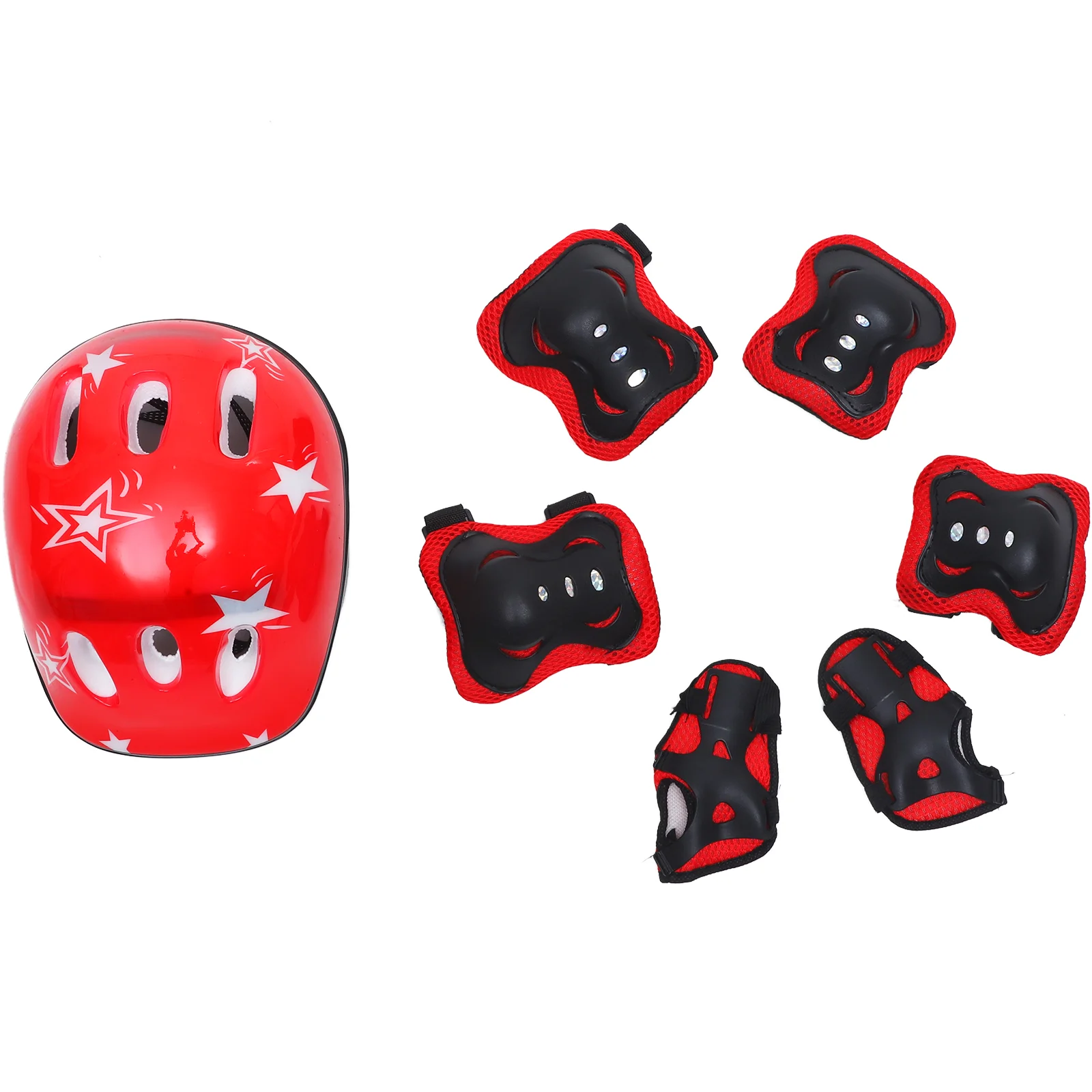 7 Pcs Knee Protector Pads for Kids Elbow and Youth Riding Gear Skateboard