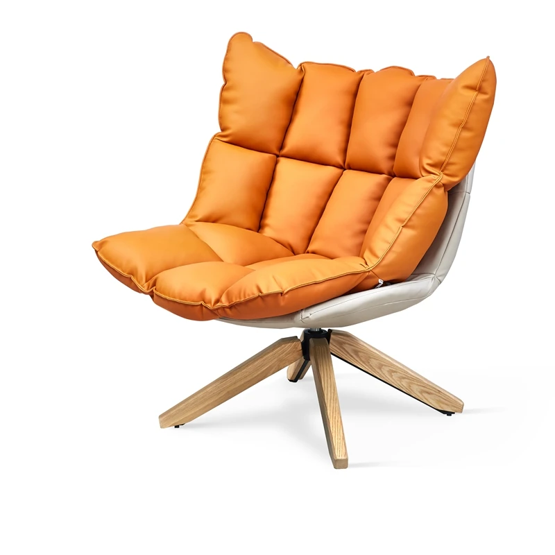 Enkele Fauteuil Bank Schommelstoel Woonkamer Meubels Arm Chaise Leisure Lounge Stoel Ottoman Woonkamer Stoelen Met Ottomaanse