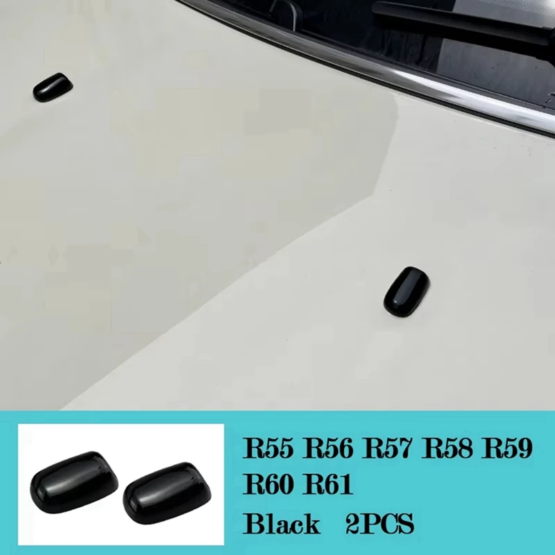 

Car Wiper Nozzle Water Spray Cover Black Decorative Shell For Bmw Mini One Cooper S R55 R56 R57 R58 R59 R60 R61