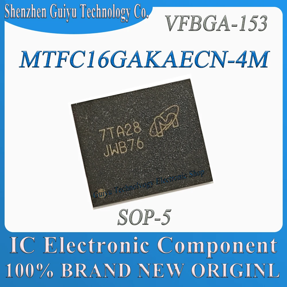 

MTFC16GAKAECN-4M JWB76 MTFC16GAKAECN-4 MTFC16GAKAECN MTFC16GAKAE MTFC16GAK MTFC16G MTFC16 MTFC MT VFBGA-153 IC Chip