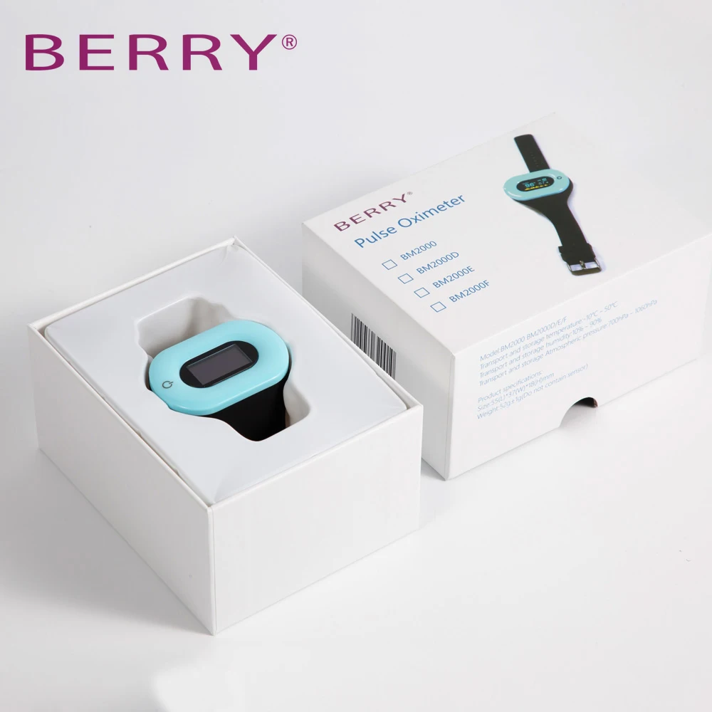 Berry BM2000D Wrist Pulse Oxygen Saturation Oximeter Monitor Bluetooth Oled Display Diagnosing Sleep Apnea Medical Health care