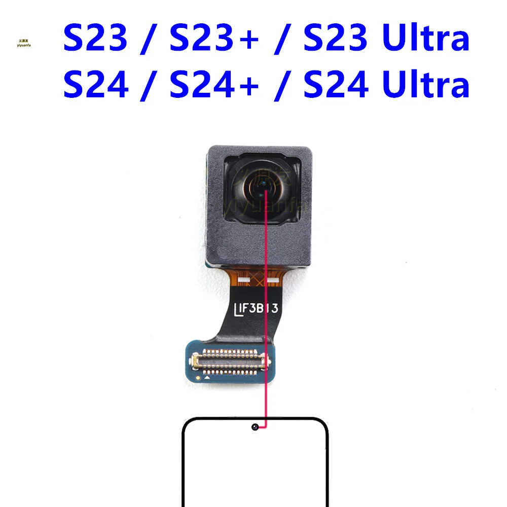 

Front Camera For Samsung Galaxy S23 S24 Plus S23+ S24+ S23 Ultra 5G Top Frontal Selfie Camera Wide Module Replacement Parts