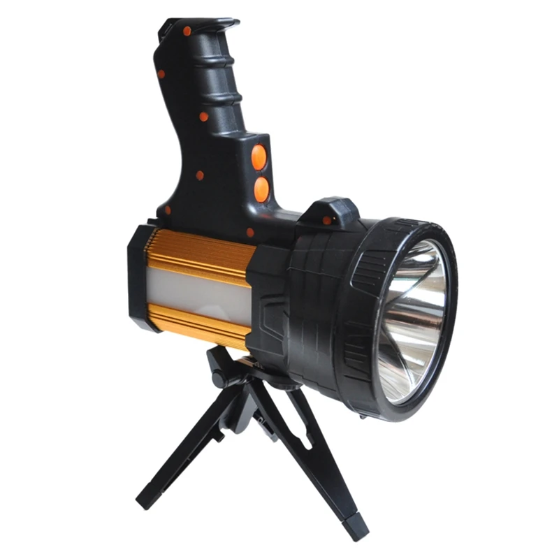 

DW-Spotlight Energy Saving Function, LED Flashlight, Adjustable Tripod and Flash Light for Camping Emergency