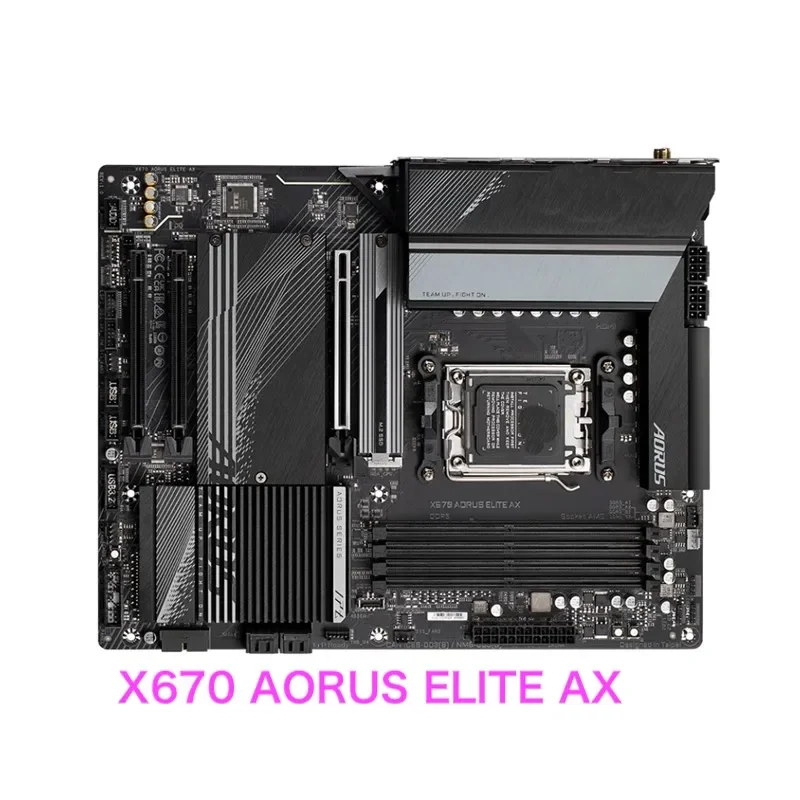 

Подходит для Gigabyte X670 AORUS ELITE AX, материнская плата AM5 DDR5, поддержка процессора Ryzen 7000, материнская плата, 100% протестировано, ОК, полностью работает