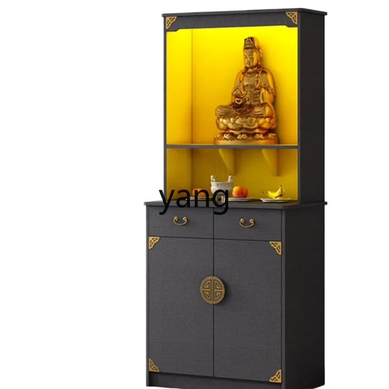 

LH Buddhist shrine New Chinese vertical cabinet Buddhist shrine offering table Shentai God of Wealth offering table