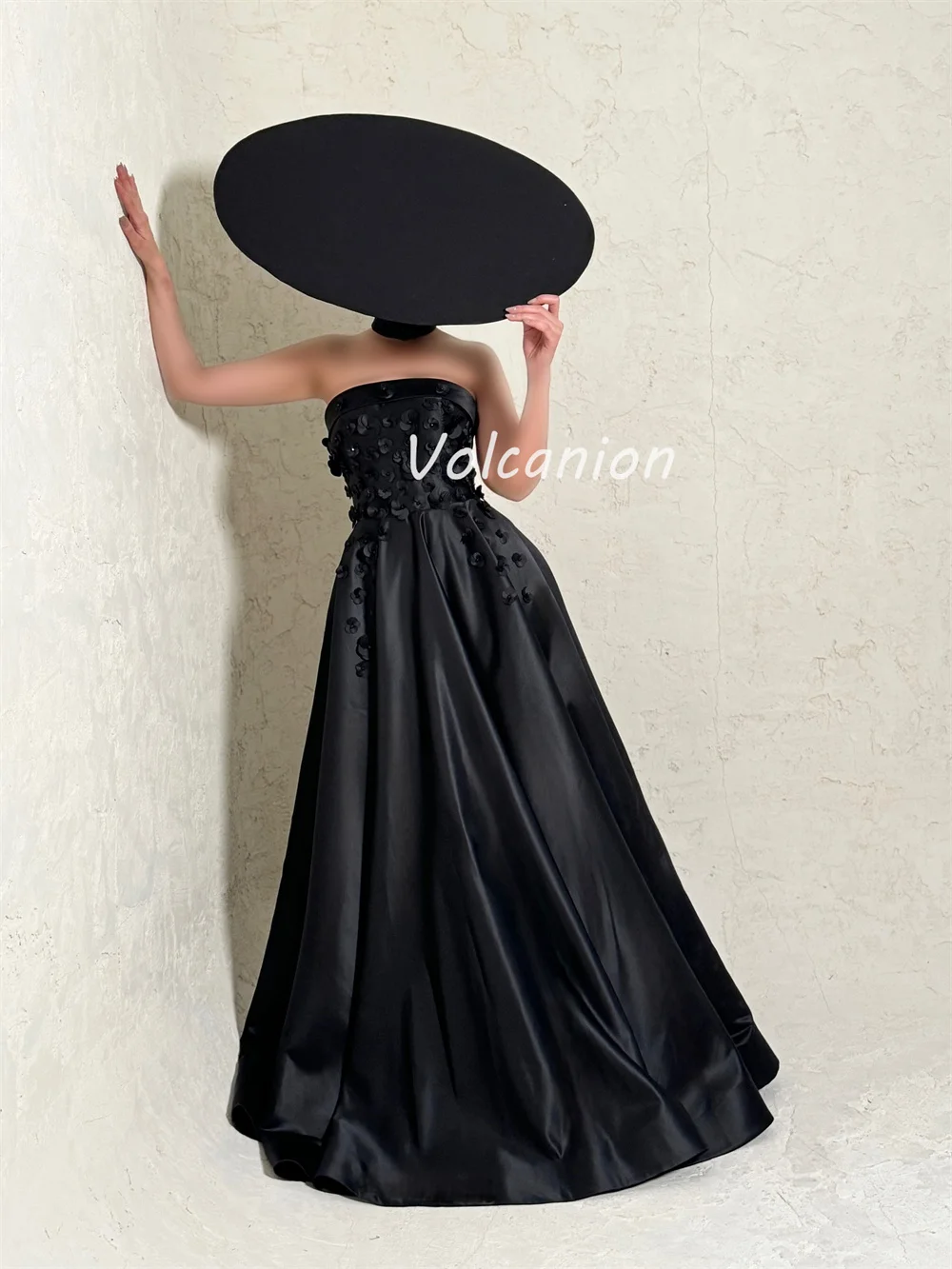 Индивидуальные современные стильные модные шармезные цветы со стразами трапециевидной формы без бретелек длинные платья на заказ платья для особых случаев классические ретро