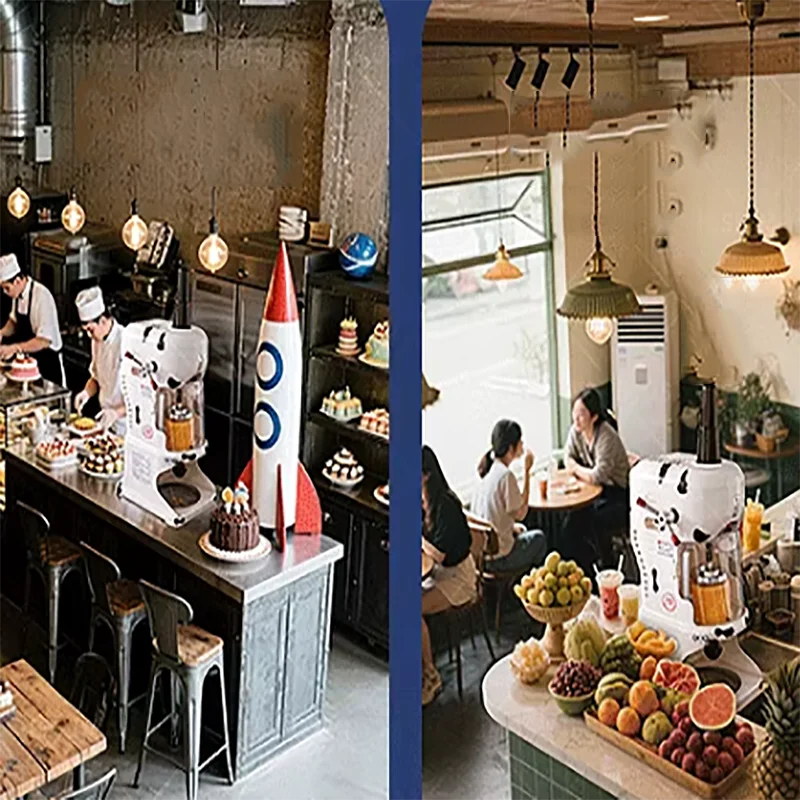 

Лидер продаж, корейский порошок Bingsu, электрическая дробилка льда, уличная машина для бритья снега и льда