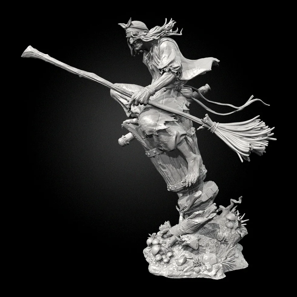 Kits de modèles en résine, hauteurs globales 65mm 85mm 95mm, figurine incolore et auto-assemblée (impression 3D) TD-7420/3D