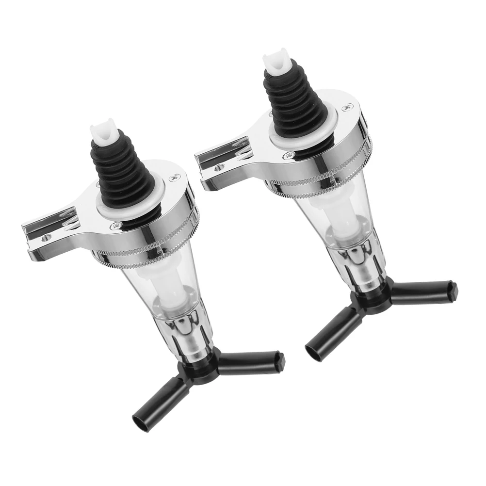 

2Pcs Liquor Dispenser Pump Heads for Beverage Bottles Bar Wine Pourer Ration Dispensing Spout Wall Mounted Drink Saver