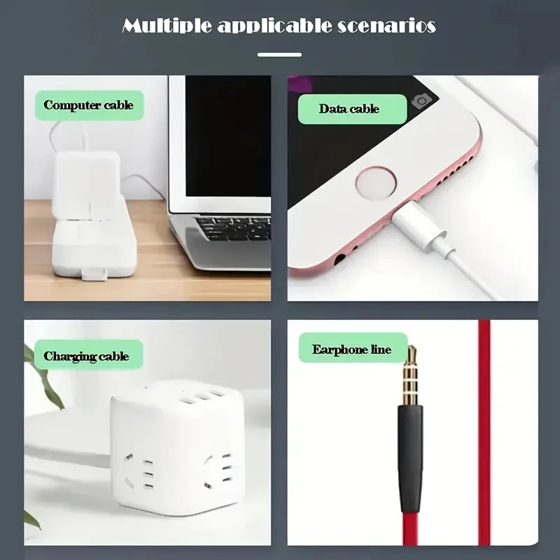 مجموعة حافظة واقية لكابل بيانات الشاحن الحلزوني مكونة من 12 قطعة #2