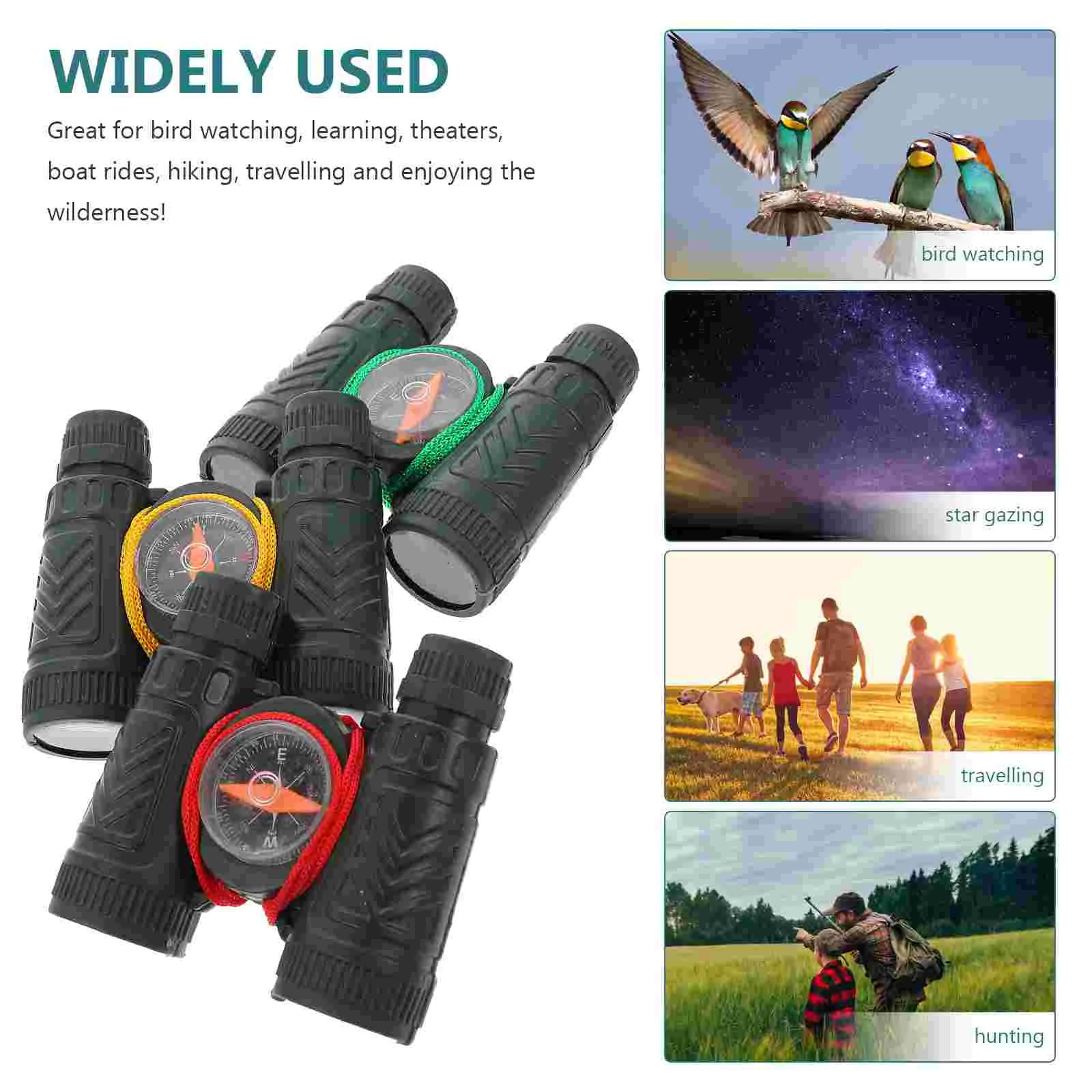 10 PCS Kids Outdoor Telescope Children Mini Pupils Compact