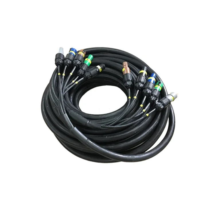 In Stock 35/50mm Camlock feeder cable fan out power cable with 400A powerlock connectors and 400A camlock connector