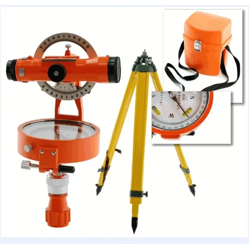 Professional Surveying Compass DQL-16Z for  Forest Surveying with Telescope Aluminium