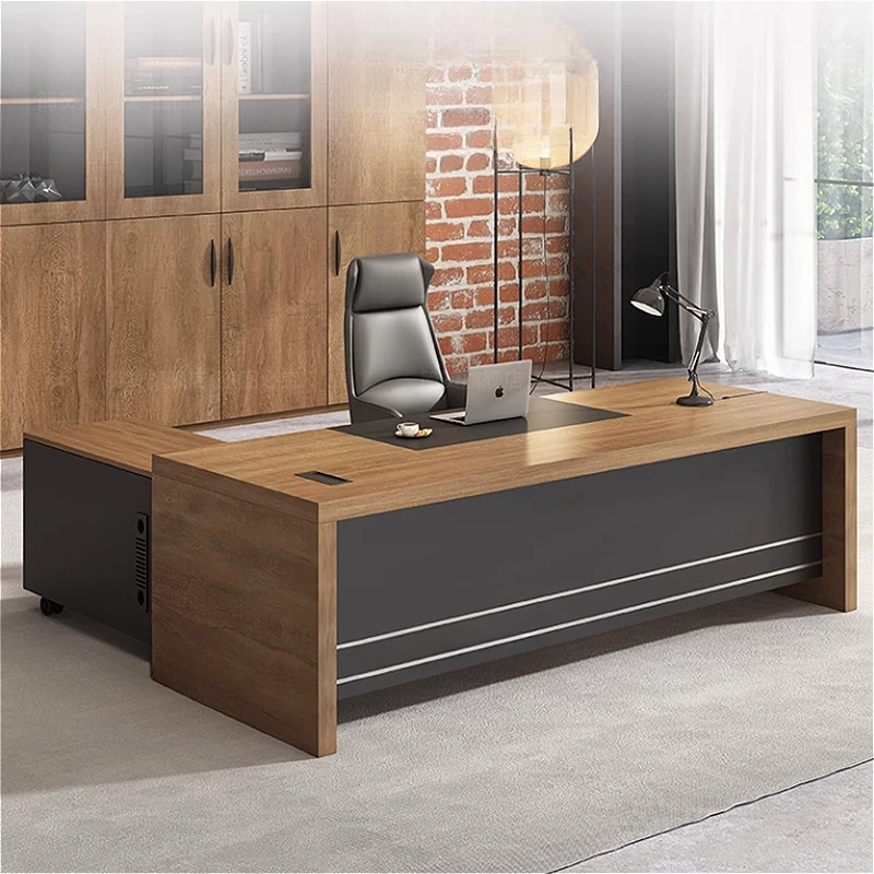 Executive Conference Office Desk Writing Study Simple Modern Computer Desk Interior Escritorios De Ordenador Office Furniture