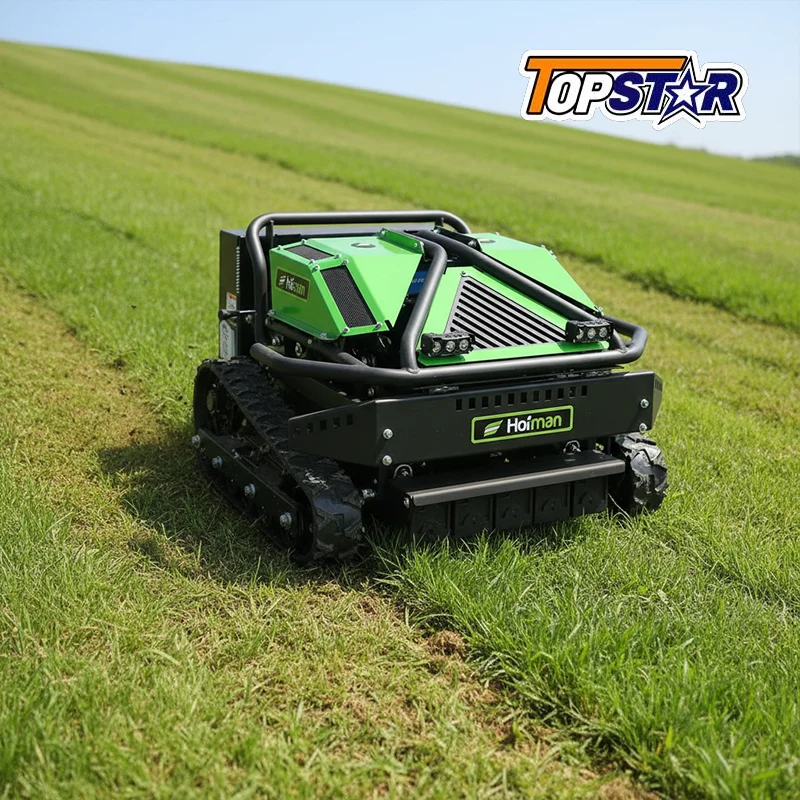 

High-Efficiency Remote Control Lawn Mower Electric Battery-Powered with Adjustable Cutting Height for Residential Commercial Use