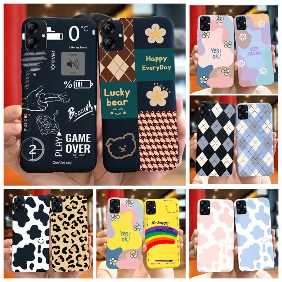 Phone Case For Samsung Galaxy A04 A04e A04S 2022 Lovely Printing Jelly Silicone Soft Case For SamsungA04 A 04 04e A042F A045F