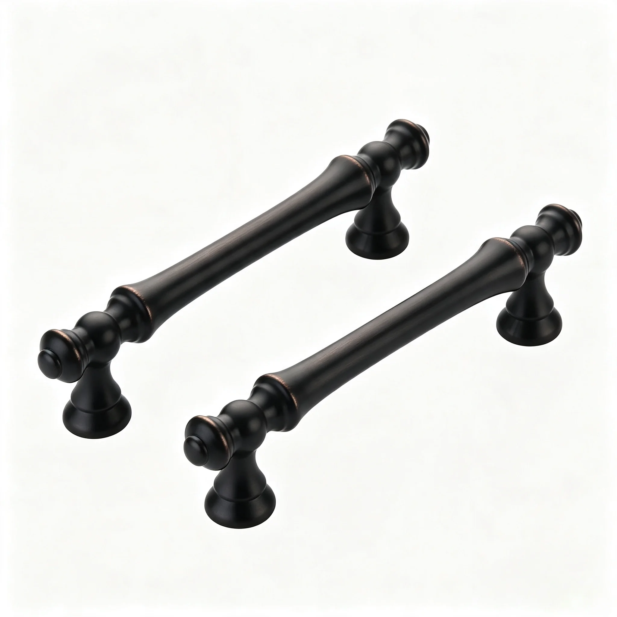 10PCS Cabinet Handles Oil Rubbed Bronze Cabinet Pull Handles Hardware Cupboard Drawer Pulls