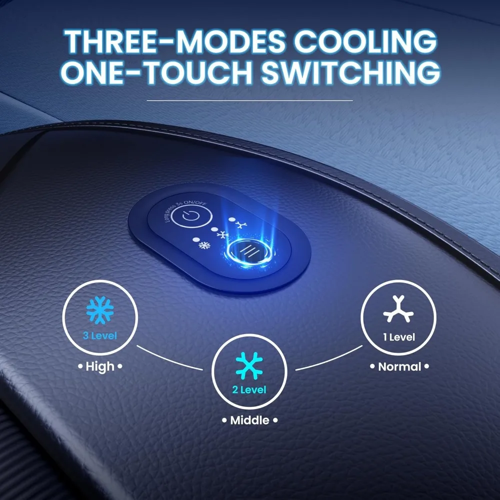 غطاء مقعد السيارة للتبريد، المقعد الأمامي، 12 فولت - 24 فولت، وسادة تبريد لمقعد السيارة بأشباه الموصلات مع 3 أوضاع لدرجة الحرارة، مبردات المقعد لسيارات الدفع الرباعي/T