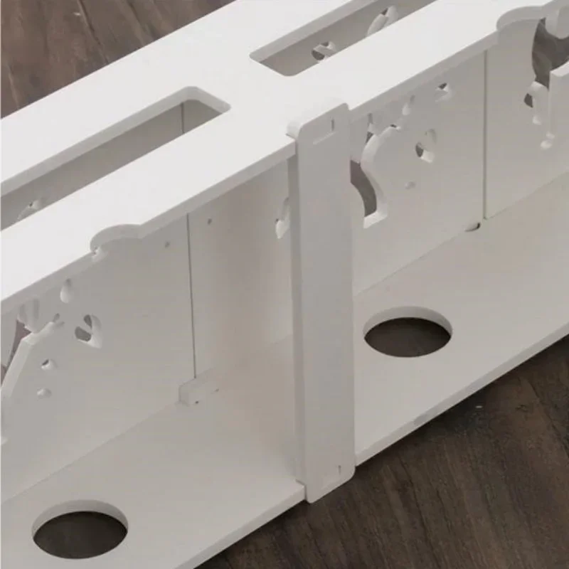 Rak Dinding Lapisan Ganda Bebas Pukulan Rak Kotak Set-Top TV Kotak Penyimpanan Gantung Dinding Router Ruang Tamu Rak Router Wifi Nirkabel