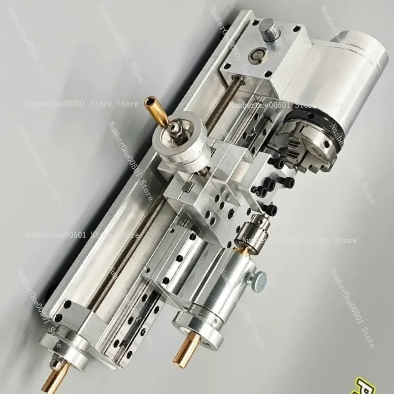 DIY Mini Desktop Lathe for Scientific Experiment Engineering Teaching Model Metal Woodworking Lathe