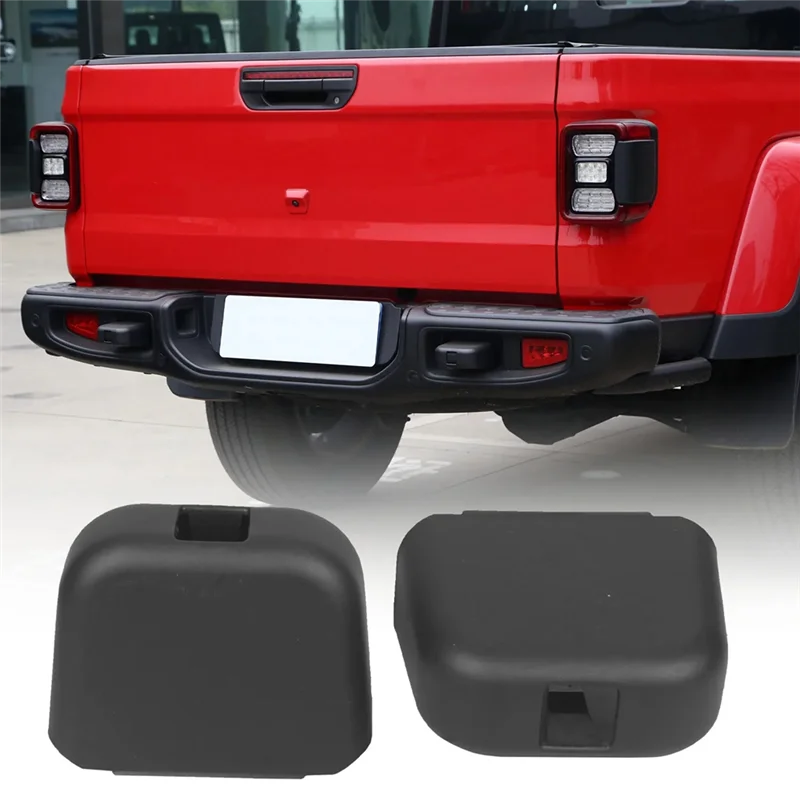 For Jeep Gladiator JT 2021-2025 Rear Bumper Tow Hook Cover Trailer Hitch Receiver Cover Exterior Accessories