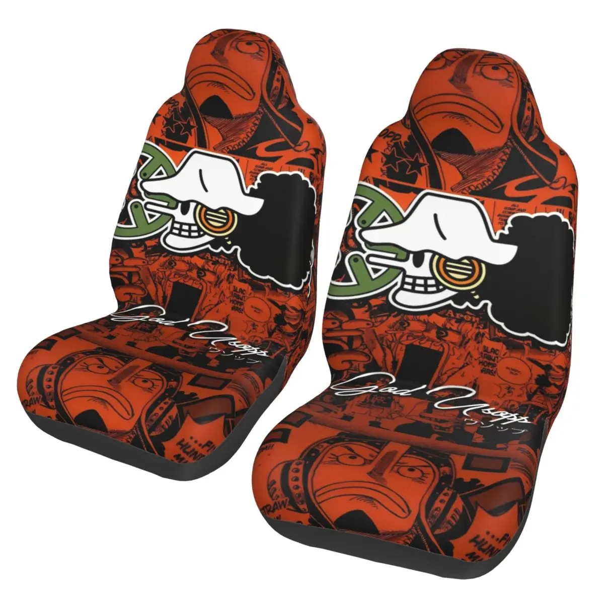 

One Piece Usopp Universal Car Seat Cover Waterproof AUTOYOUTH Seat Covers Fiber Car Accessories
