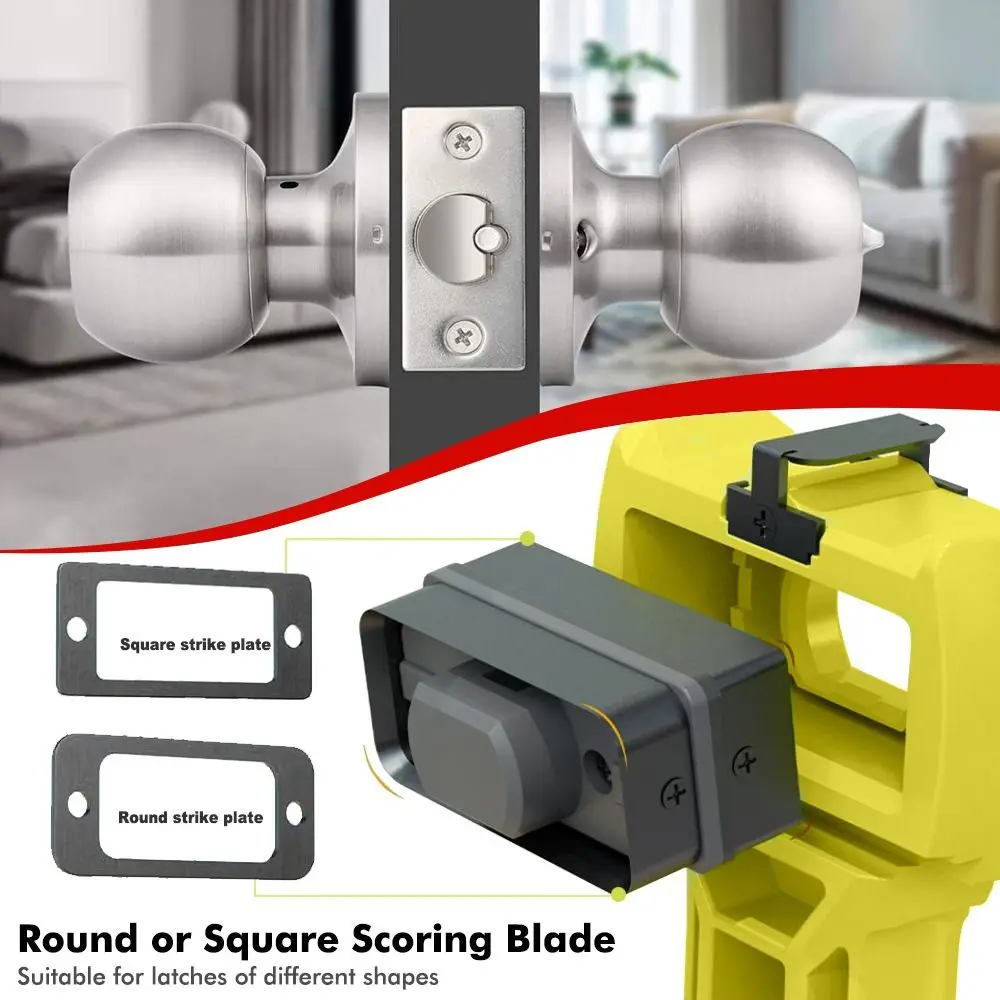 

Accurate Scoring Door Kit Square or Round Plastic Door Mortise Tool Stainless Steel Door Mount Door Installation Kit