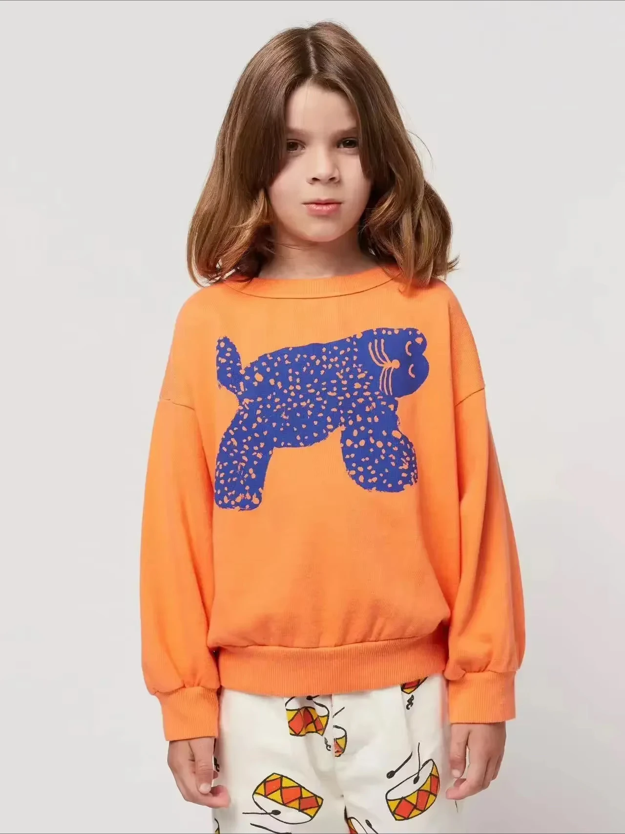 Boys Girls Sweatshrits 2024 Fashion Tops for Kids Long Sleeve Children Pullovers Cartoon Print Toddler Outerwear Baby Outfits