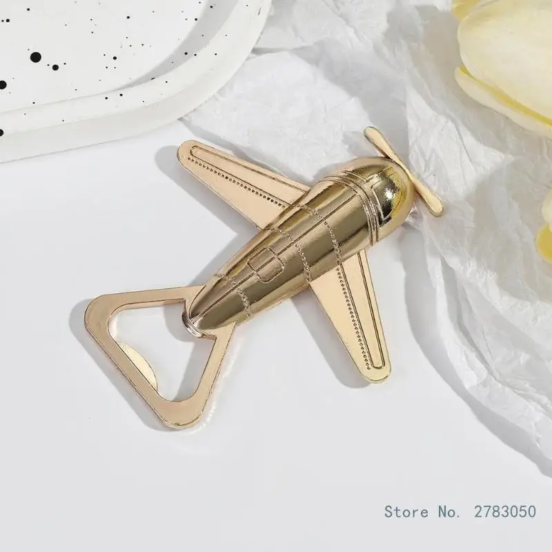 Plane Shaped Wine Opener for Entertaining and Gifting Alloy Bottle Opening Tool