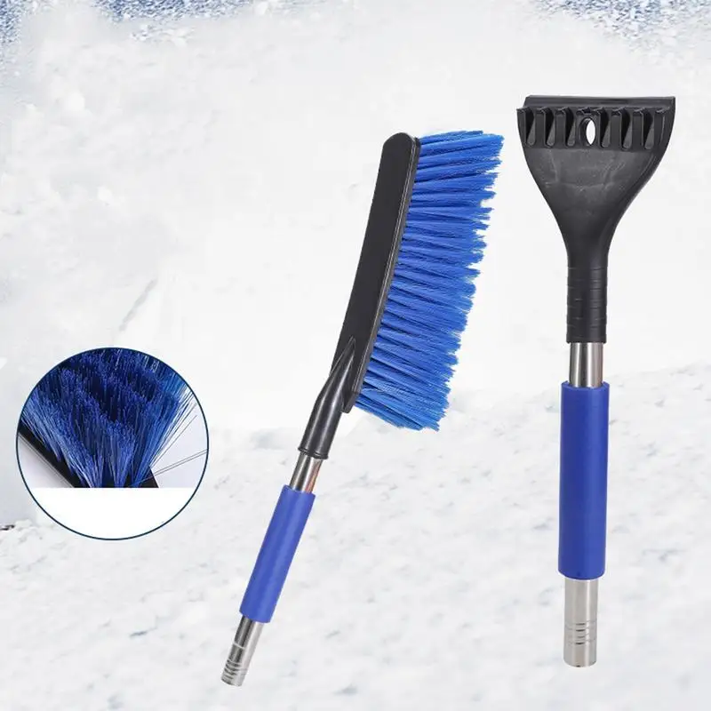 

Ice Scrapers For Car Windshield 2-in-1 Car Ice Scraper And Brush Car Scraper Snow Brush Versatile Snow Ice Scraper Car Snow