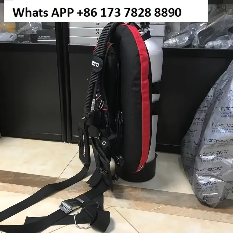 AQUATEC BCD Inflatable Vest Scuba Buoyancy Compensator with Buzzer for BC Back Fly