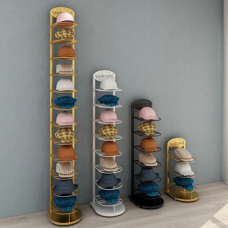 Clothing store display , hat  storage  children's mother and baby store,  hat support, hat holder, adult