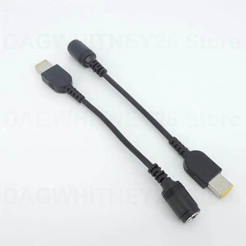 7.9*5.5mm Round Jack to Square Plug End Adapter Pigtail Charger Power Converter Cable For IBM for Lenovo Thinkpad