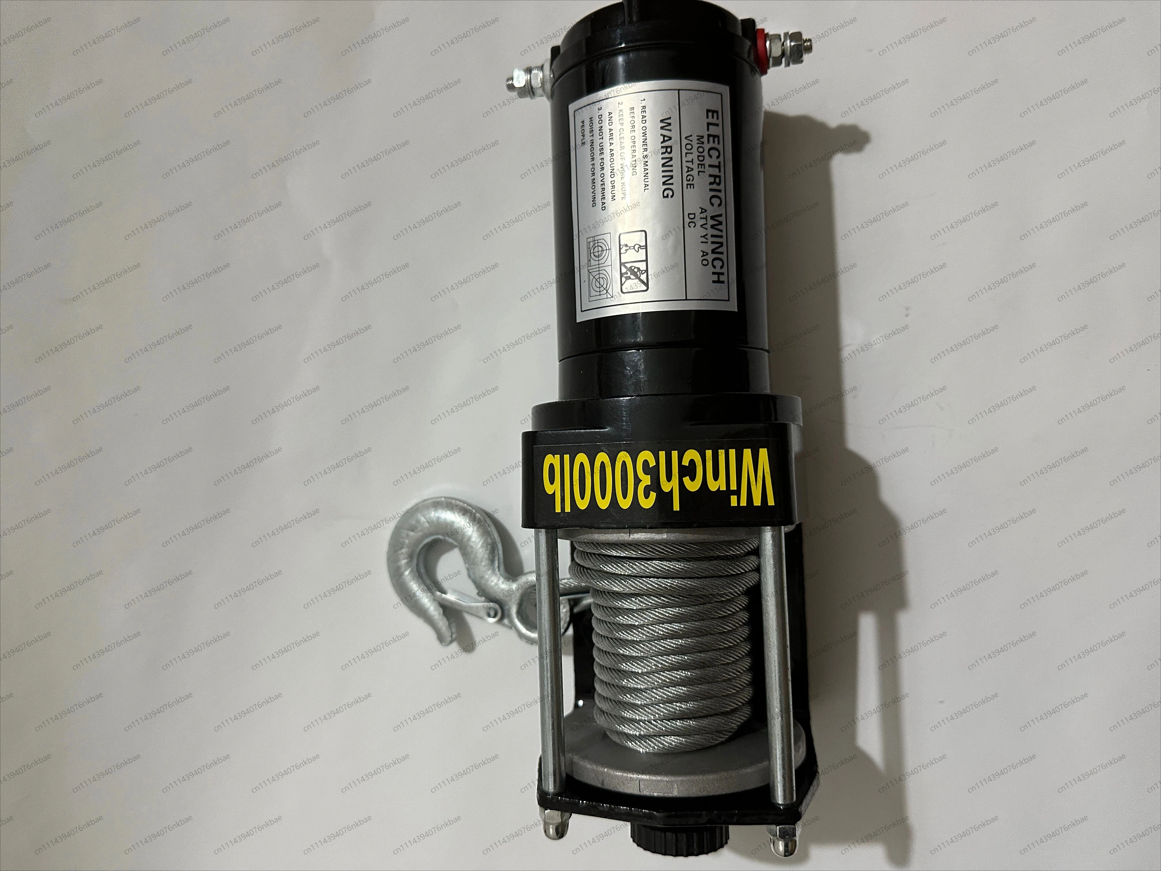 3000LBS Electric Winch 12V/24V Wireless Remote Control, Vehicle Self-rescue Crane Off-road Auto Recovery Winch