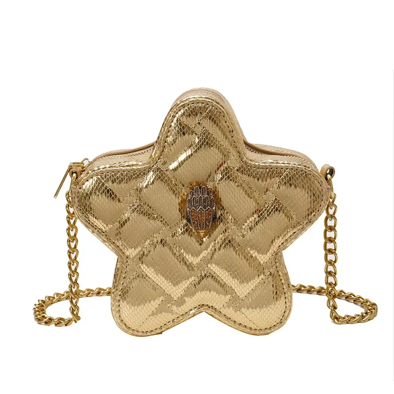 

2025 New! Women's Eagle Head Chain Bag | Five-Pointed Star Elements | Stylish Shoulder/Crossbody | Hot-Selling Trendy Design