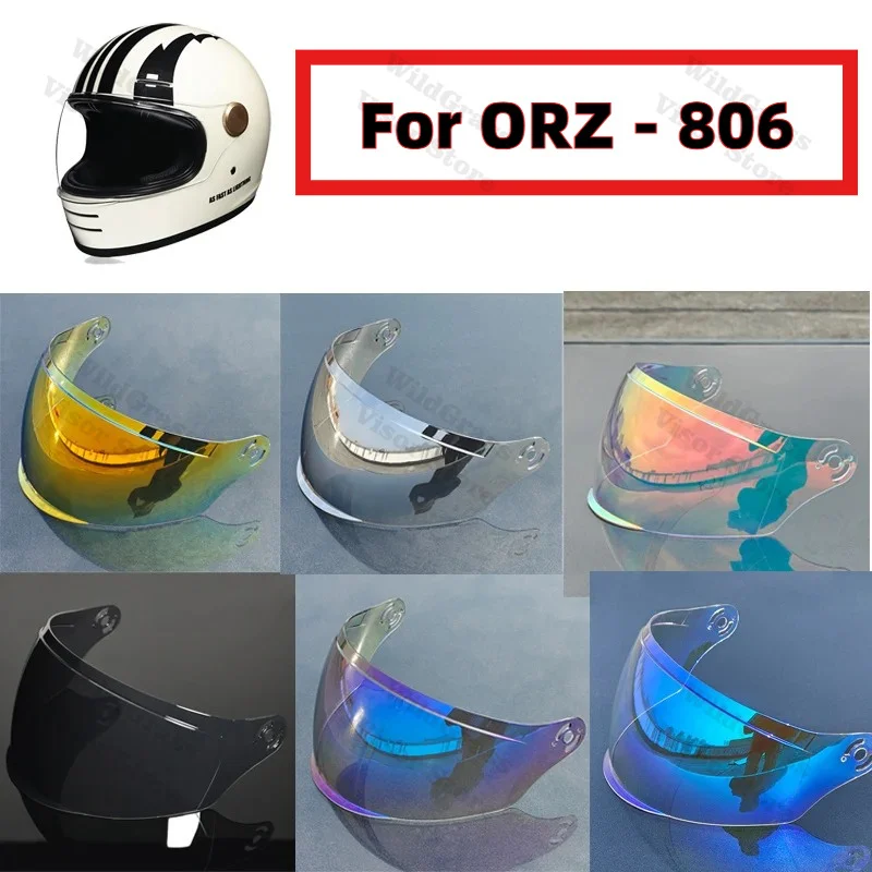 

Motorcycle helmet specific lens ORZ-806 retro full helmet color lens reinforced with PC material