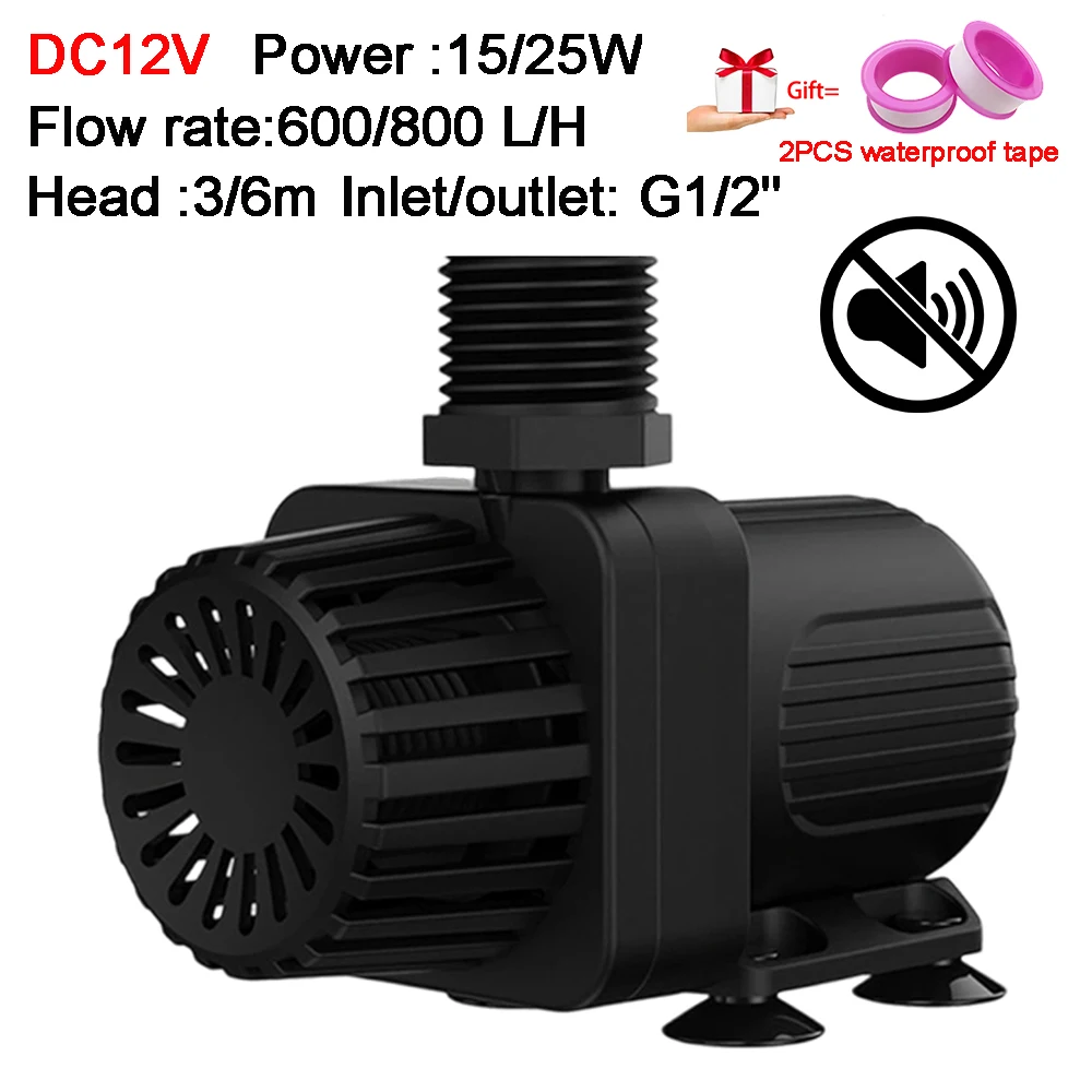 

Бесщеточный бесшумный погружной насос постоянного тока, циркуляционный фильтр, 12 В постоянного тока, погружной насос, мини-аквариум, беспочвенная гидропоника IF68