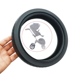 Stroller Back Wheel Tire For Stokke Xplory V2 V3 V4 Pushchair Rear Wheel Rubber Tyre DIY Baby Buggy Accessories