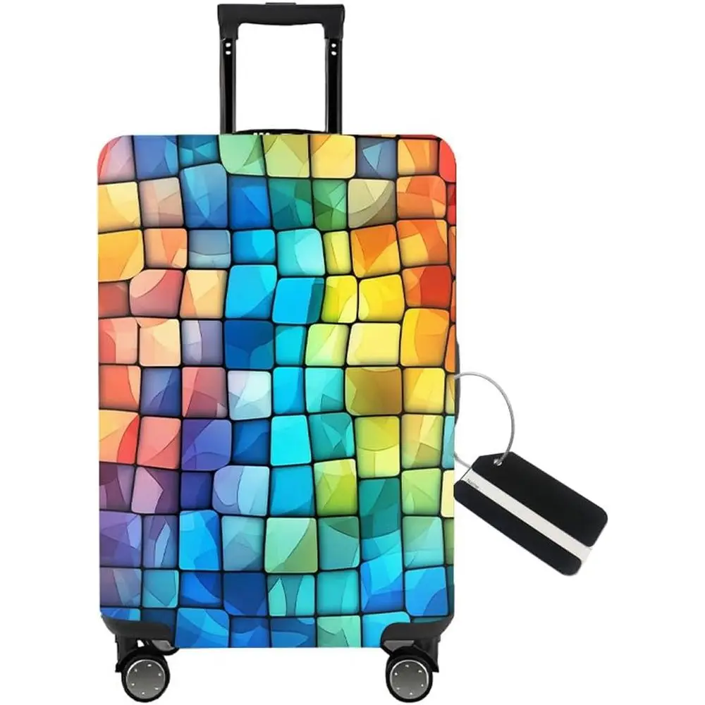 Thick Travel Luggage Covers with TSA Approved Lock, 18-32 Inch Luggage Accessories (S)