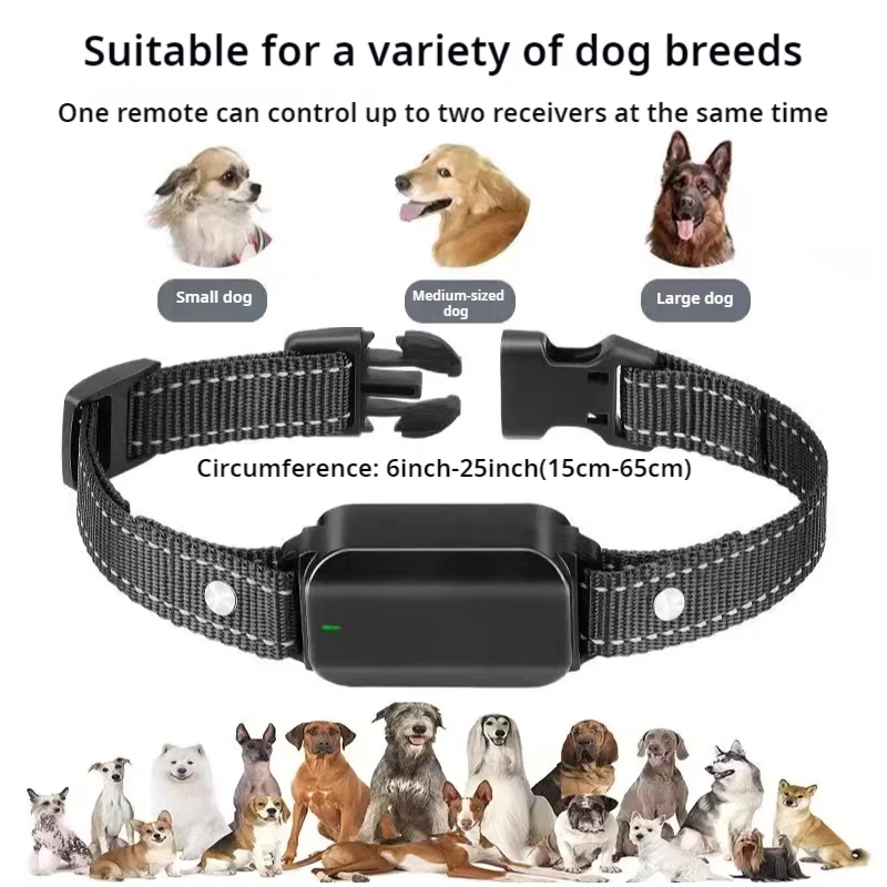 Dog Training Collar Dog Shock Collar With Remote 2600FT Electric Dog Training Collar With 3 Training Modes 16 Level Adjustable S