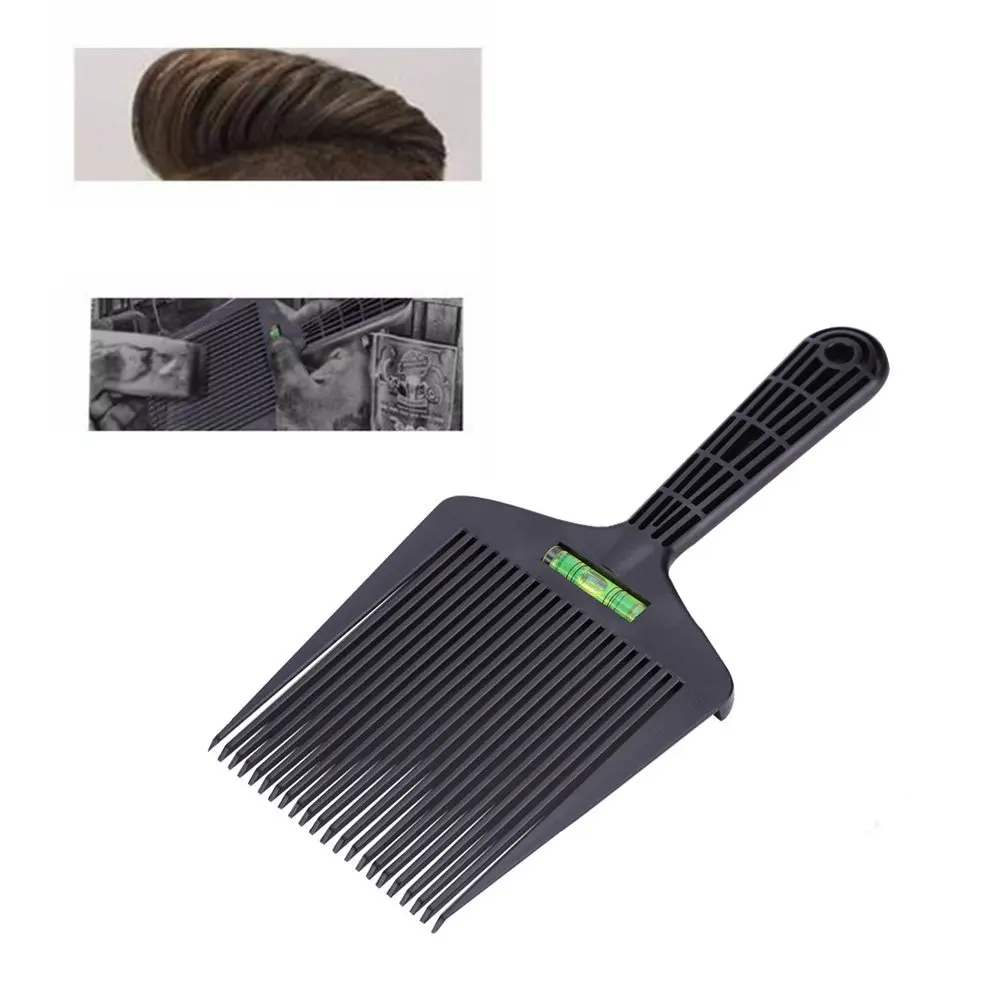 1Pcs Plastic Haircut Comb Flat Tooth Hairdressing Comb Level Hair Styling Tool Salon Barber Use Plastic Hair Brush