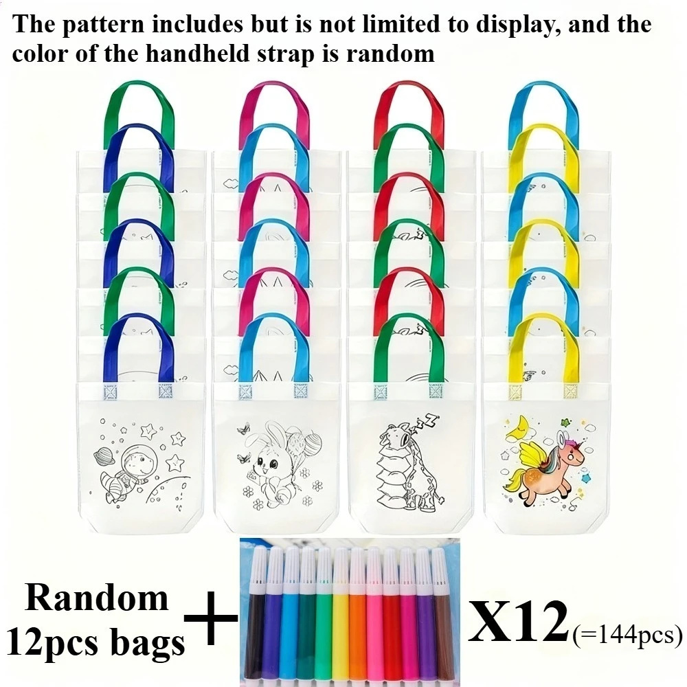Art Craft Zebra - 12 バッグ + 144 マーカー DIY