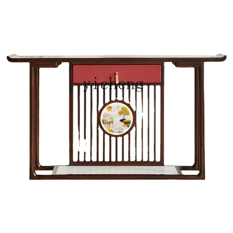 

Новинка, консольные столы YY в китайском стиле, деревянный угловой стол из ясеня, для дома в Северной Америке, длинный узкий стол