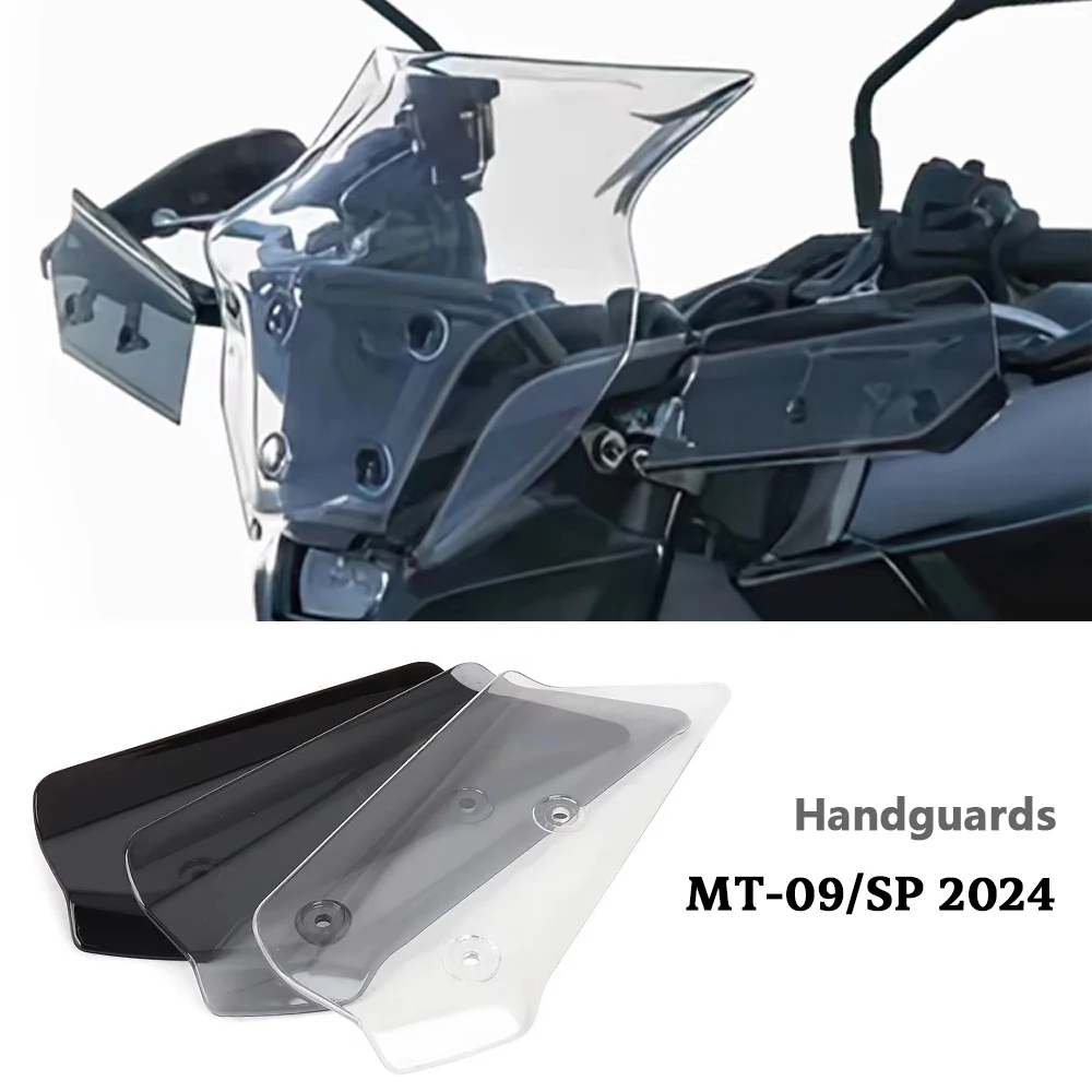 

New Motorcycle Acrylic Handlebar Hand Guard Shield Protector Accessories Compatible with YAMAHA MT09 MT 09 MT-09 SP MT09SP 2024