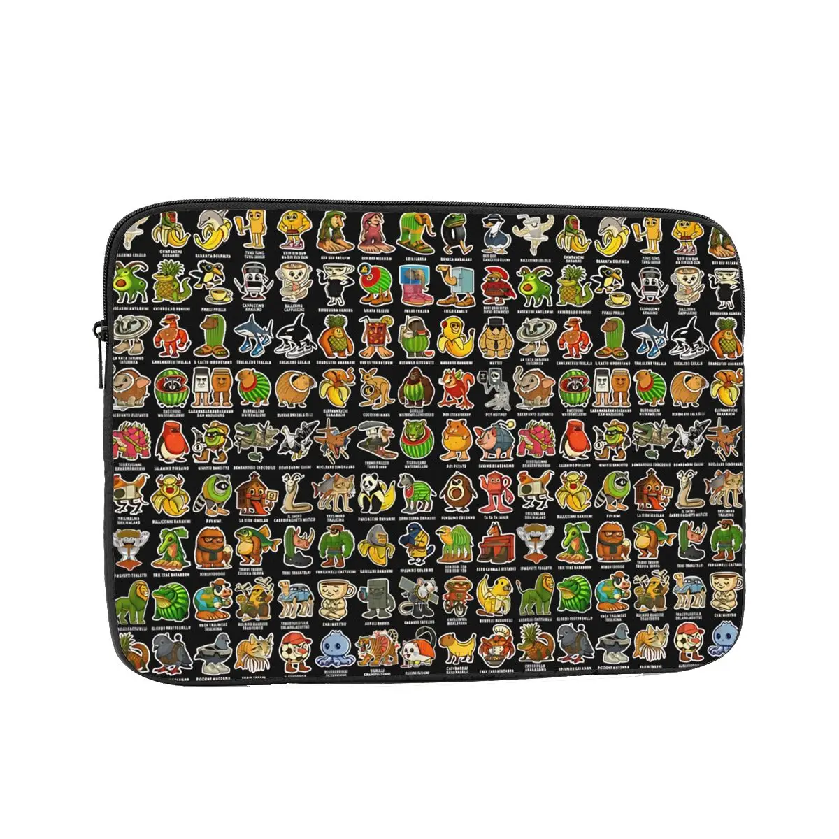 Shockproof Case Men Women Italian Brainrot Gen Z Funny Meme 90 Brainrot Characters Laptop Liner Sleeve Notebook Sleeve Cover Bag
