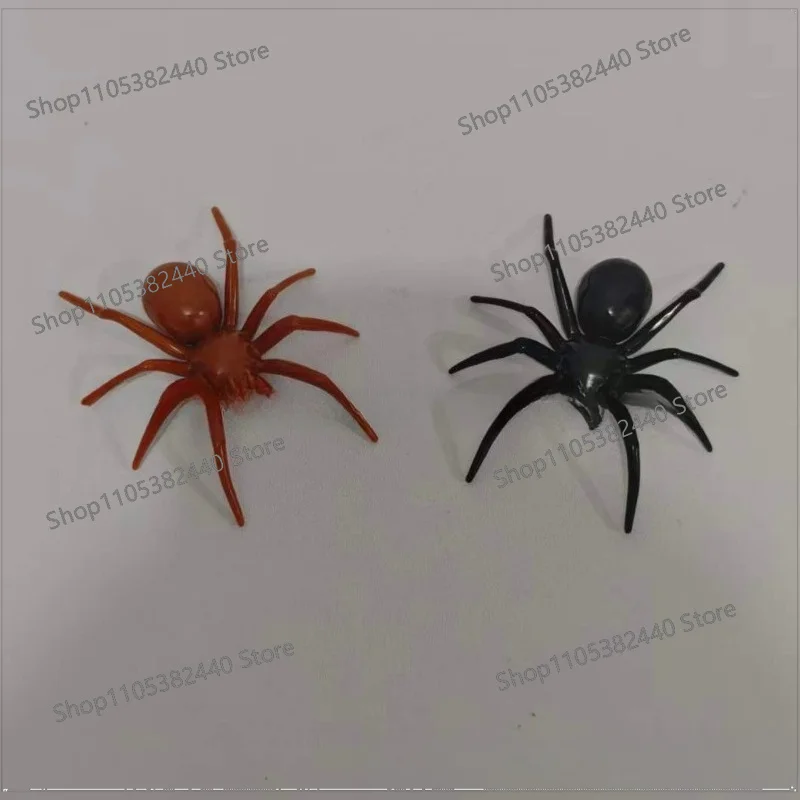 For Halloween Three-dimensional Black Spider, Creative Magnetic Refrigerator Sticker, Holiday Party Decoration Magnet