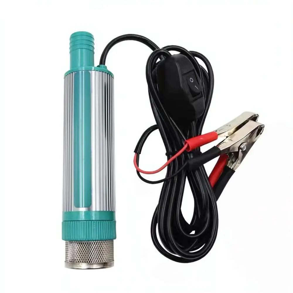 For Nomas Electric Diesel Pump 12V 24V Aluminum Alloy Submersible Fluid Transfer Tool Portable Water Oil Dispenser