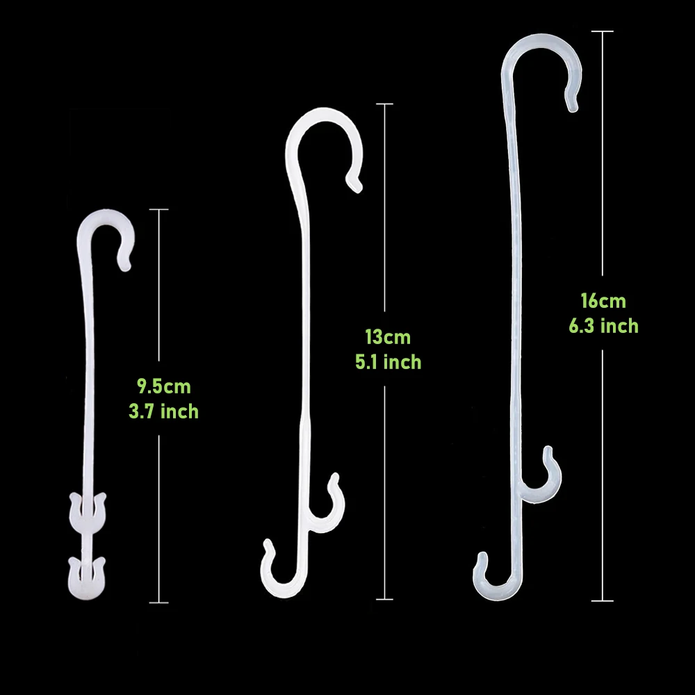 50/100pcs Tomato Support Hooks 9.5/13/16cm Plant Support Vegetable Clips To Prevent Tomatoes Fruit Cluster From Pinching