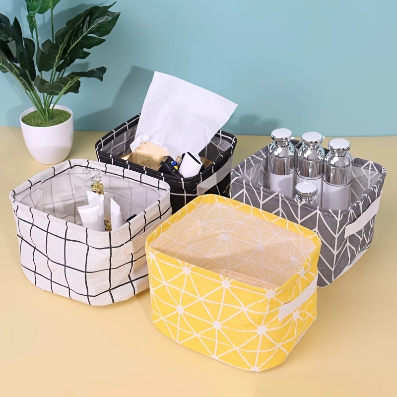 3pcs cosmetics, accessories, miscellaneous items sorting basket, home storage, desktop small storage box, storage basket