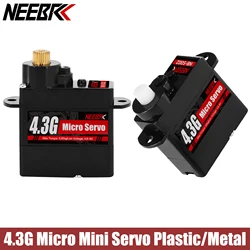 NEEBRC 4.3g Mini Servo Digital Coreless Micro Plastic/Metal Gear Waterproof Motor Servo For RC Car Fixed-wing Helicopter Robot